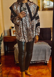 Animal Print Oversized